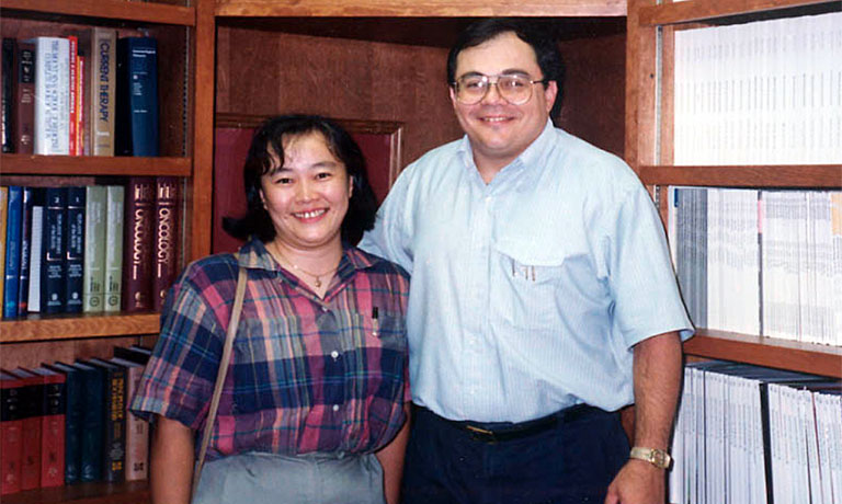 1990～1992年 留学先 BRMP/NCI/NIHのDan L. Longo先生と