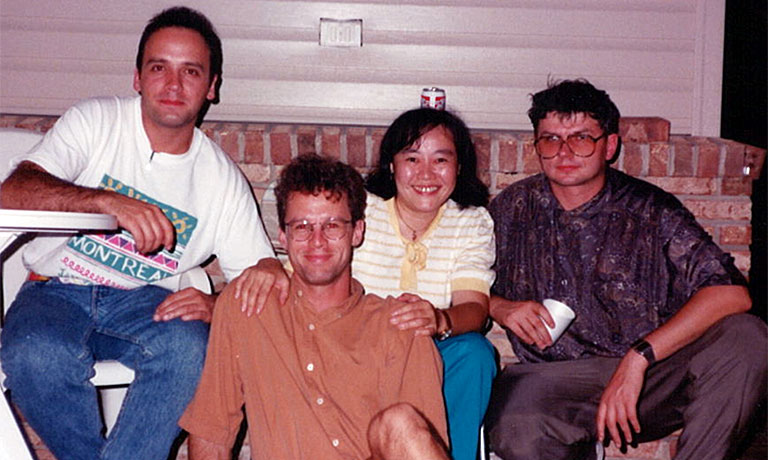 ラボの仲間たちと